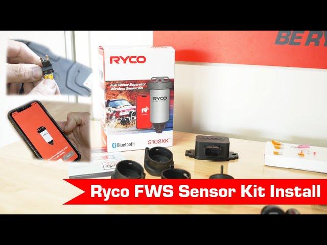 How to install Ryco's Fuel Water Separator Bluetooth Sensor