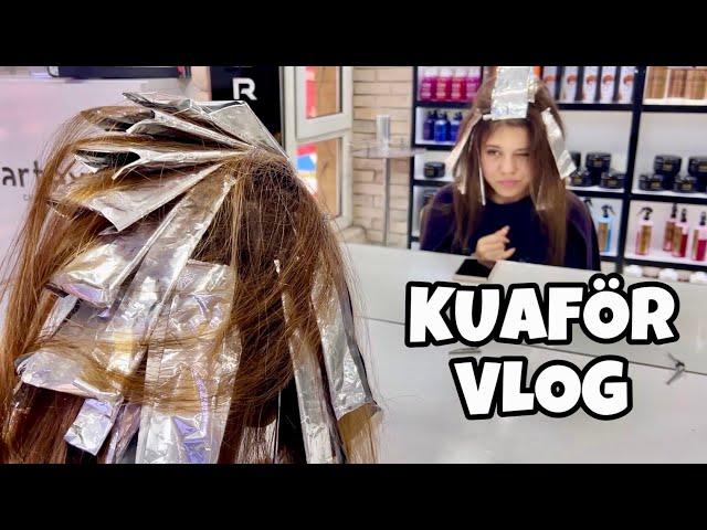 KUAFÖR VLOG || PİŞMAN OLDUM MU!!Saçlarımı Boyatttım. Tuana Zeybek