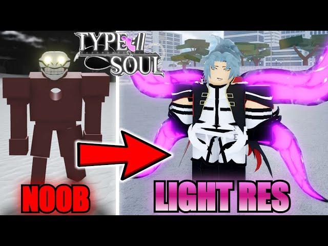 Going From Noob To Mythical Light SEGUNDA In Type Soul...(Roblox)