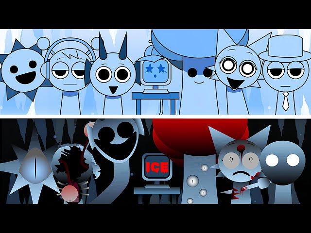 Incredibox - Sprunki But Cool As Ice Mod | Normal Versions Vs PHASE 4 Horror Versions