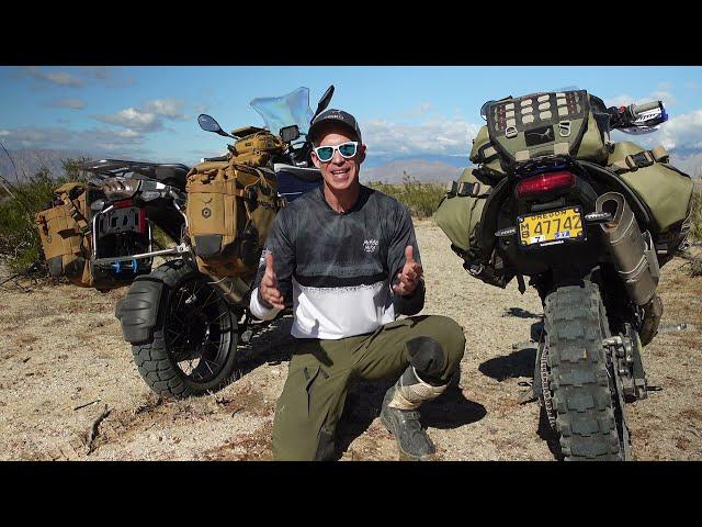 Rack vs. Rackless ADV Motorcycle Luggage Systems | Mosko Moto