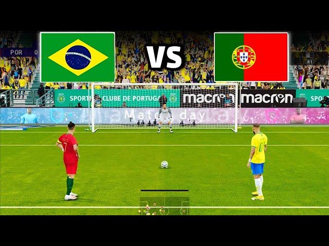 Ronaldo vs Neymar | Portugal Vs Brazil | FIFA World Cup 2026 USA - Penalty Shootout