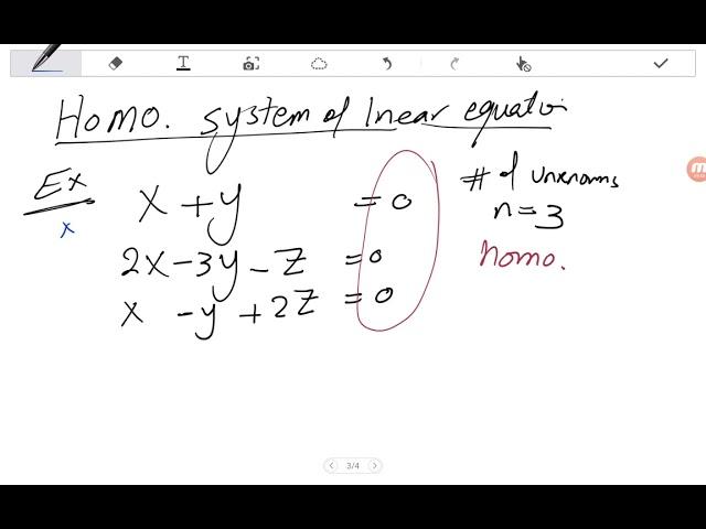 Gauss Elimination Method For Solving System of Linear equations - Part 03