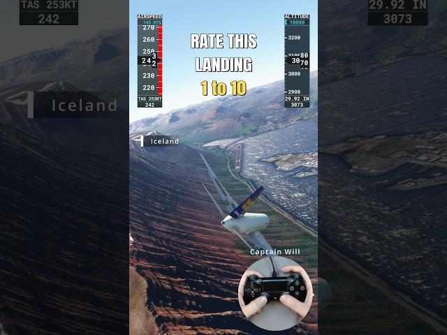 Pilot Attempts Extreme Fjord Approach at Iceland in 767 - Microsoft Flight Simulator 2020