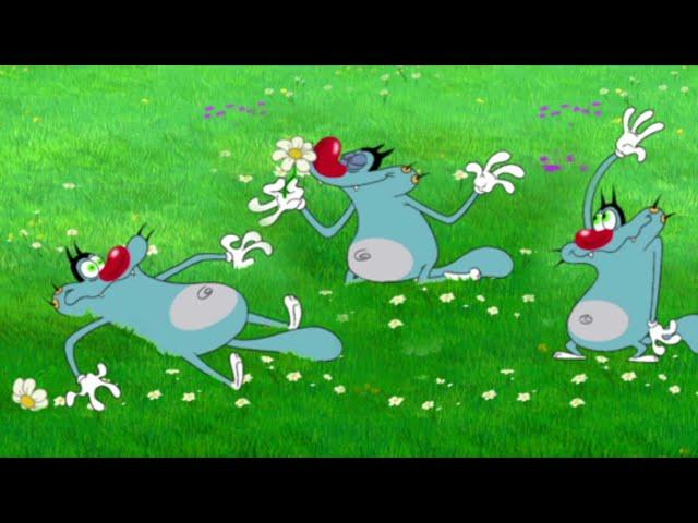 हिंदी Oggy and the Cockroaches  फूल और कचरा Hindi Cartoons for Kids