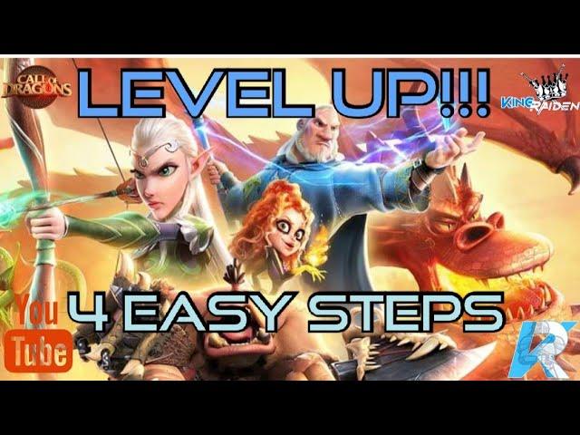Call of Dragons: F2P Guide How to level up your Heroes in 4 easy steps.