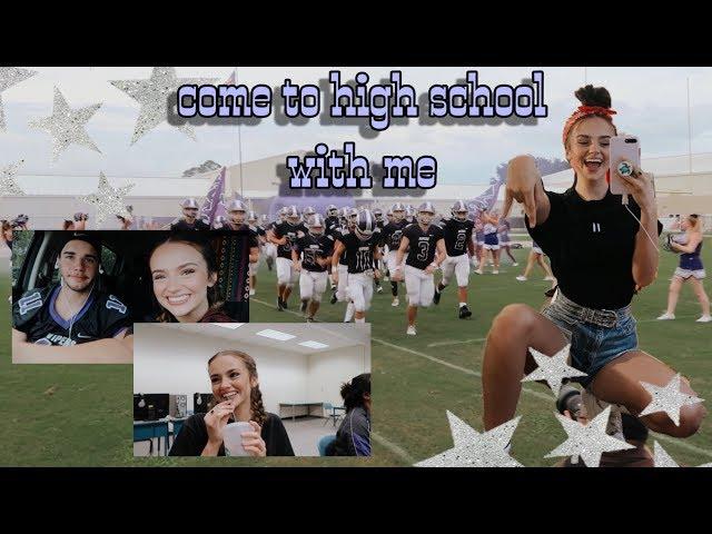 a high school day in my life + football game || senior year