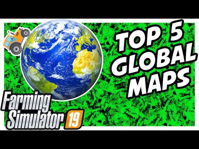 Top 5 Console Maps From Around The World | Farming Simulator 19