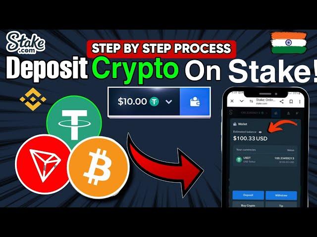 How To Deposit Crypto In Stake | Stake me Crypto deposit kaise kre (Stake INR Deposit Problem)