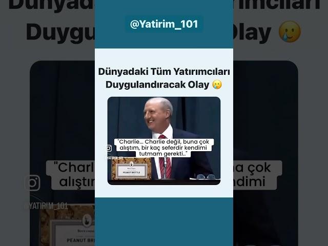 Charlie Munger'ın vefatından sonra Buffet sözü ona bırakıyor ama orada artık Charlie yok