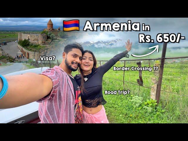 We Went on Most Beautiful Road Trip to Armenia  | Georgia to Armenia Border Crossing + Visa