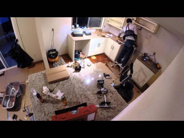 GS Building Supply does our Kitchen in 8 hours