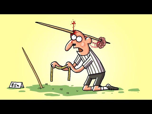 The GREATEST Javelin Thrower | Cartoon Box 406 | by Frame Order | Hilarious Cartoons