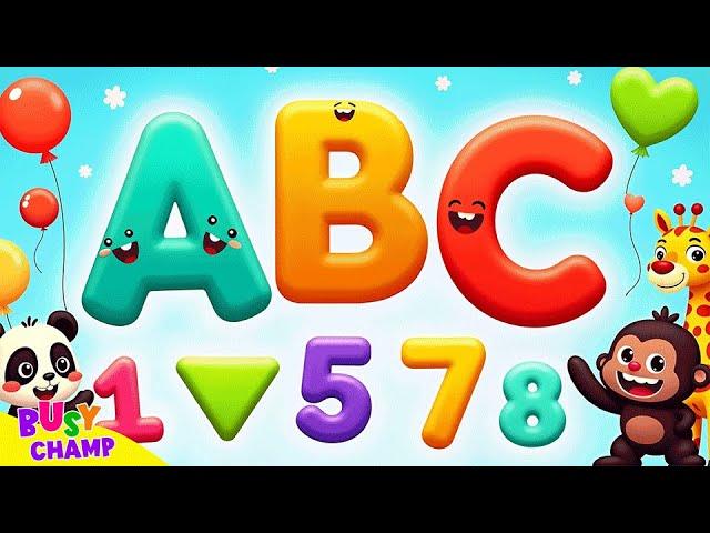 Learn ABC Phonics Shapes Numbers Colors | Toddler Learning Videos For 3 Year Olds | #kidsvideos