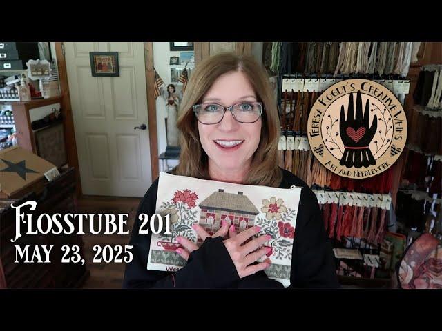 Flosstube 201 - Country Sampler, Welcome Stitchery & The Stitching Bee