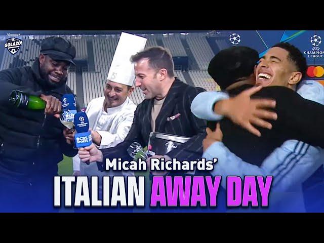 Micah Richards' BEST moments from Italian trip w/ Del Piero & Bellingham | UCL Today | CBS Sport