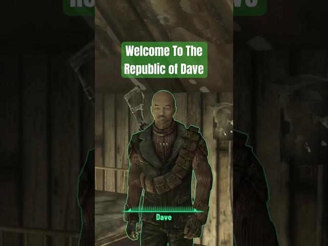 Fallout 3 - The Republic of Dave    #fallout3 #fallout #gamingmemes #fallout3memes