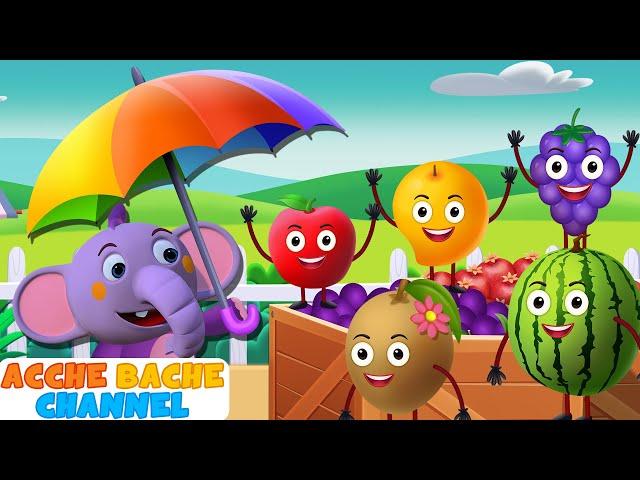 Kent Nikla Chata Lekar | Fruits Songs And More Nursery Rhymes | Acche Bache Channel