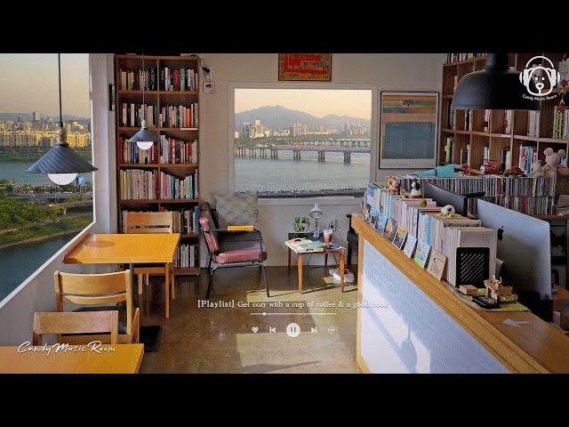 Chill Acoustic Book Cafe Playlist to Study, Easy Listening Korean Cafe music, Soft K POP