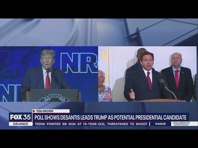 DeSantis edges Trump in New Hampshire poll