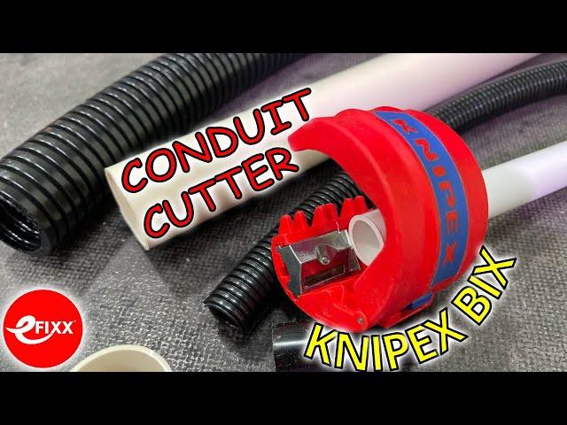 KNIPEX BiX - compact plastic conduit cutter (or pipes if you're a PLUMBER)