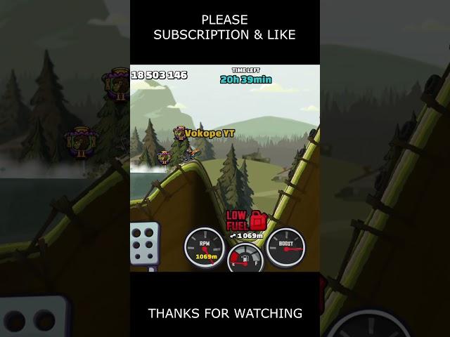  15000 With Snowmobile  (Thunderbolt And Lightning) - Hill Climb Racing 2