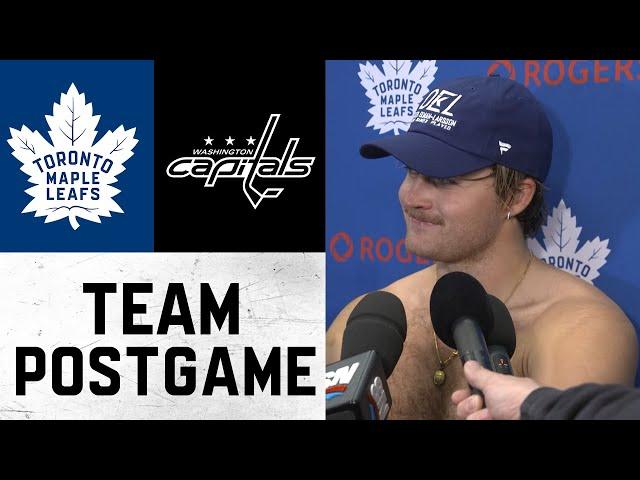 Maple Leafs Media Availability | Postgame at Washington Capitals | November 13, 2024