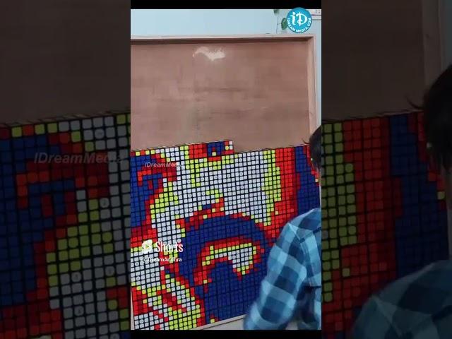 #fan  Making Ramcharan #art  #rubikscube #ramcharan #happybirthdayramcharan #shorts #idream #viral