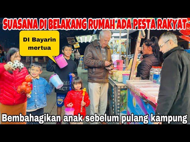 MEMBAHAGIAKAN ANAK SEBELUM PULANG KAMPUNG,CUCU KESAYANGAN DI BAYARIN MERTUA