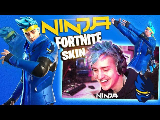 I HAVE A FORTNITE SKIN!!! #ninjaskin