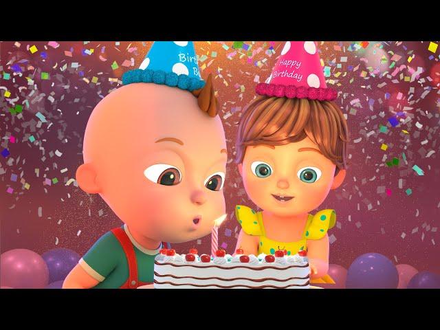 Happy Birthday song + More Nursery  Rhymes by Beep Beep #birthday