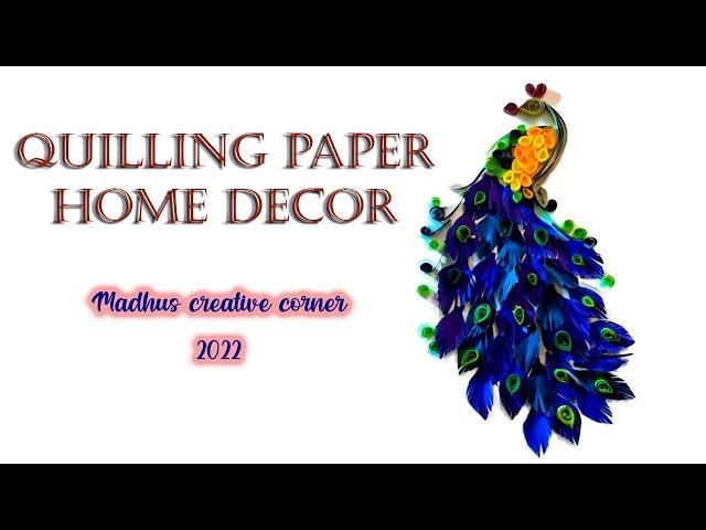 Quilling paper home decor | Madhus creative corner