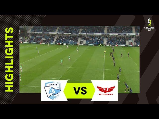 Instant Highlights -  Aviron Bayonnais v Scarlets Round 1 | EPCR Challenge Cup 2024/25