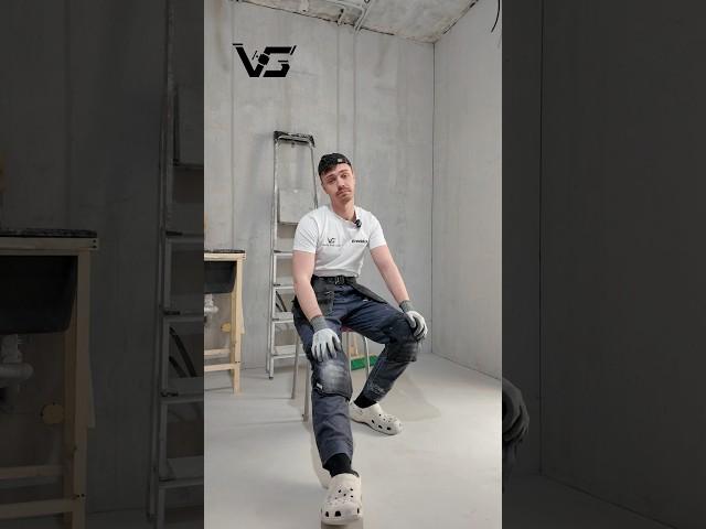 Лопнул пол #василий_санузел #ремонт #стяжка #наливнойпол #плитка