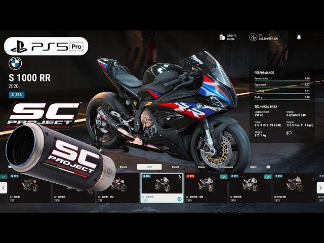 RIDE 5 | Customize Full Carbon BMW S1000RR SC Project Gameplay [4K PS5 Pro]