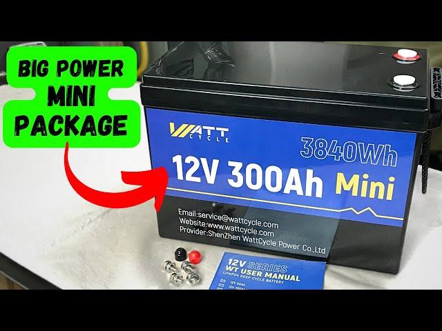 NEW WattCycle 12V 300Ah Mini LiFePO4 Battery SMASHES Expectations