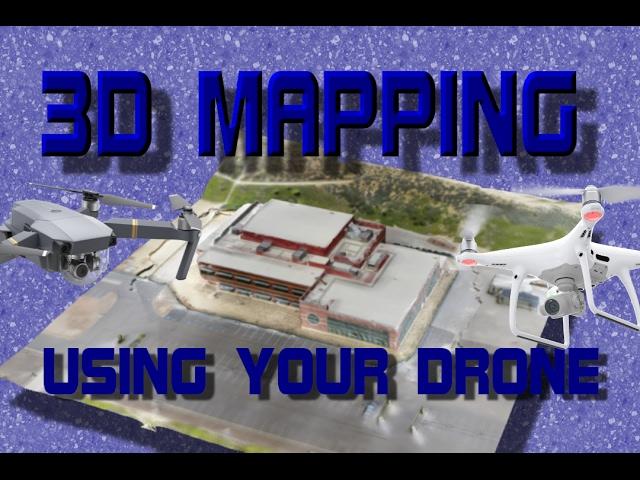 DJI Mavic Pro / Air / 2 Pro and Phantom 4 - Make FREE 3D MAPS Using DroneDeploy App