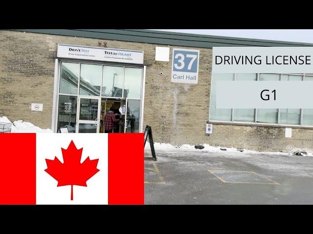 MY G1 EXPERIENCE IN CANADA || INTERNATIONAL STUDENTS