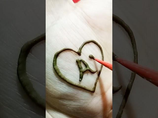 "A" letter tattoo design #ytshorts #diy #art #shortsviral #tattoo
