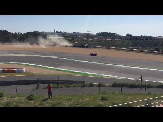 Ferrari 488 GTB crash at Track Day - Estoril