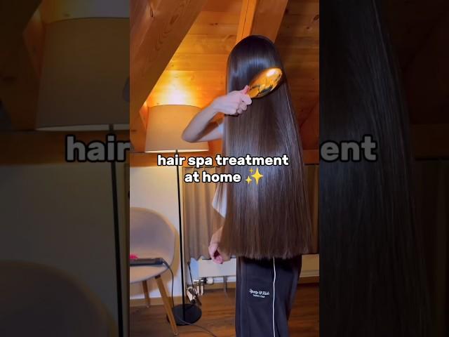 hair spa treatments at home hair mask for silky healthy hair at home #hairmask #haircare #shorts