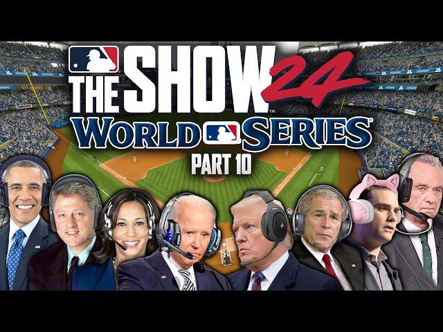 US Presidents Play MLB The Show 24  - WORLD SERIES SPECIAL (Part 10)