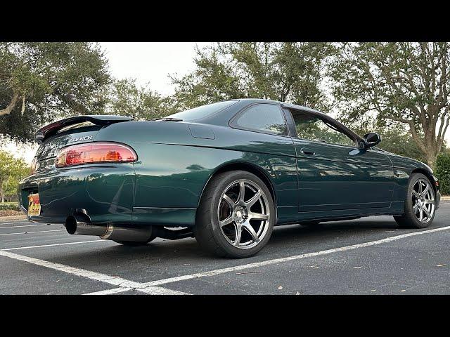 1996 Toyota Soarer 1JZ Blitz Nur Spec R catback revs and acceleration