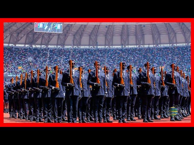 #KagameInauguration2024: RDF & Rwanda National Police Parade Squad enter display Area