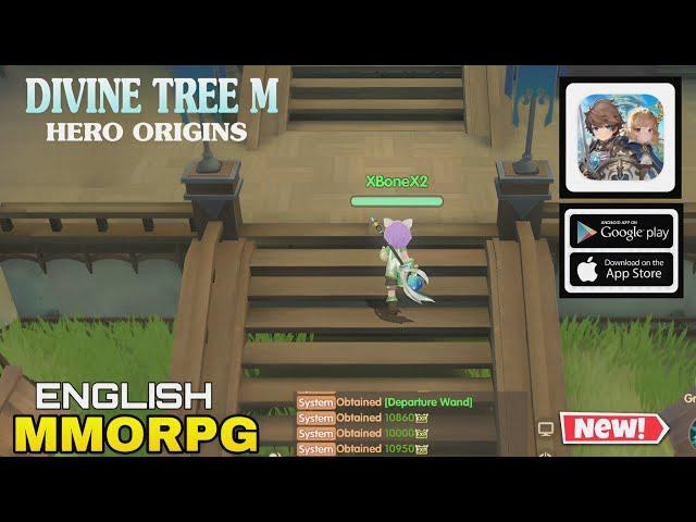 Divine Tree M Hero Origins Gameplay ( Mage ) New MMORPG For Android/ios 2024