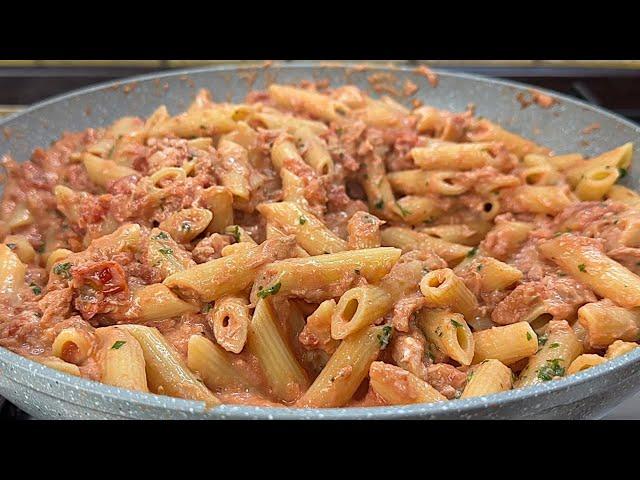 I'll prepare it in 5 minutes! I have never eaten such good tuna pasta