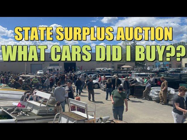 Buying Cars From The State Surplus Auction!