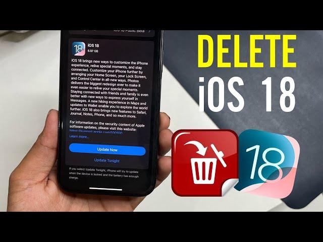 How To Remove iOS 18 From iPhone/iPad | How to Remove iOS 18 From iPhone Without Computer