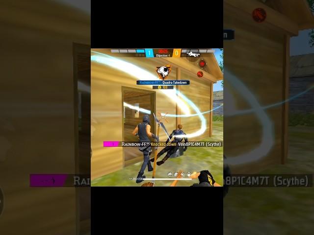 Power of scythe ️ #shortsfeed #rainbowff #freefire
