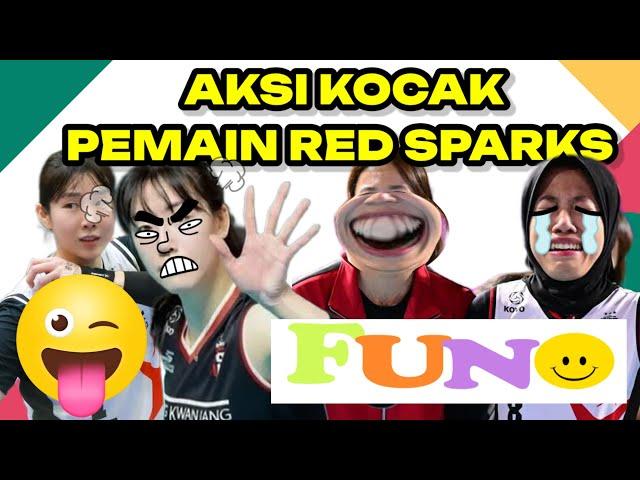 Ngakak !! aksi kocak megawati hangestri dan team red sparks | mtv sport komedi